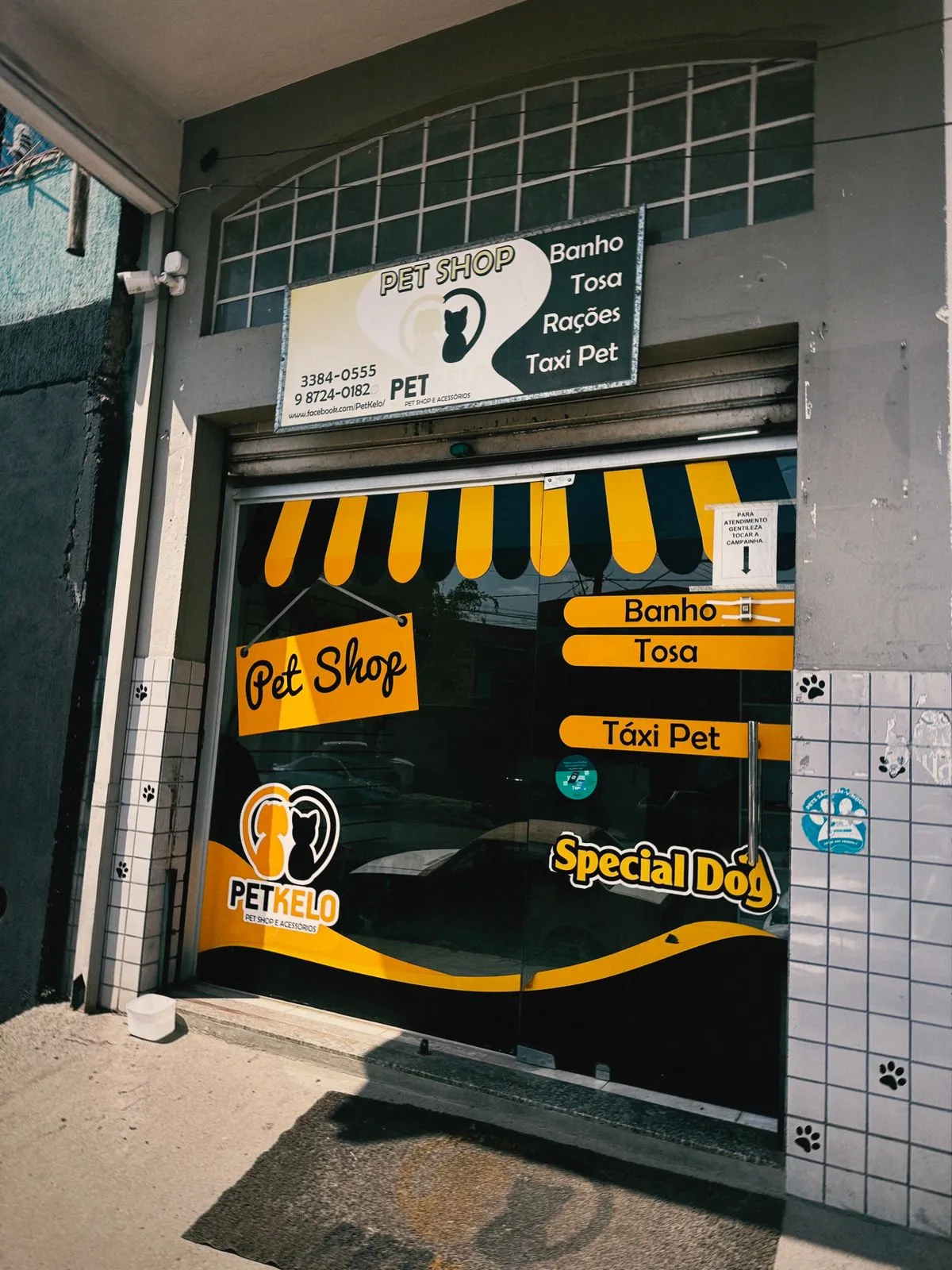 Fachada do PetKelo no bairro Diamante